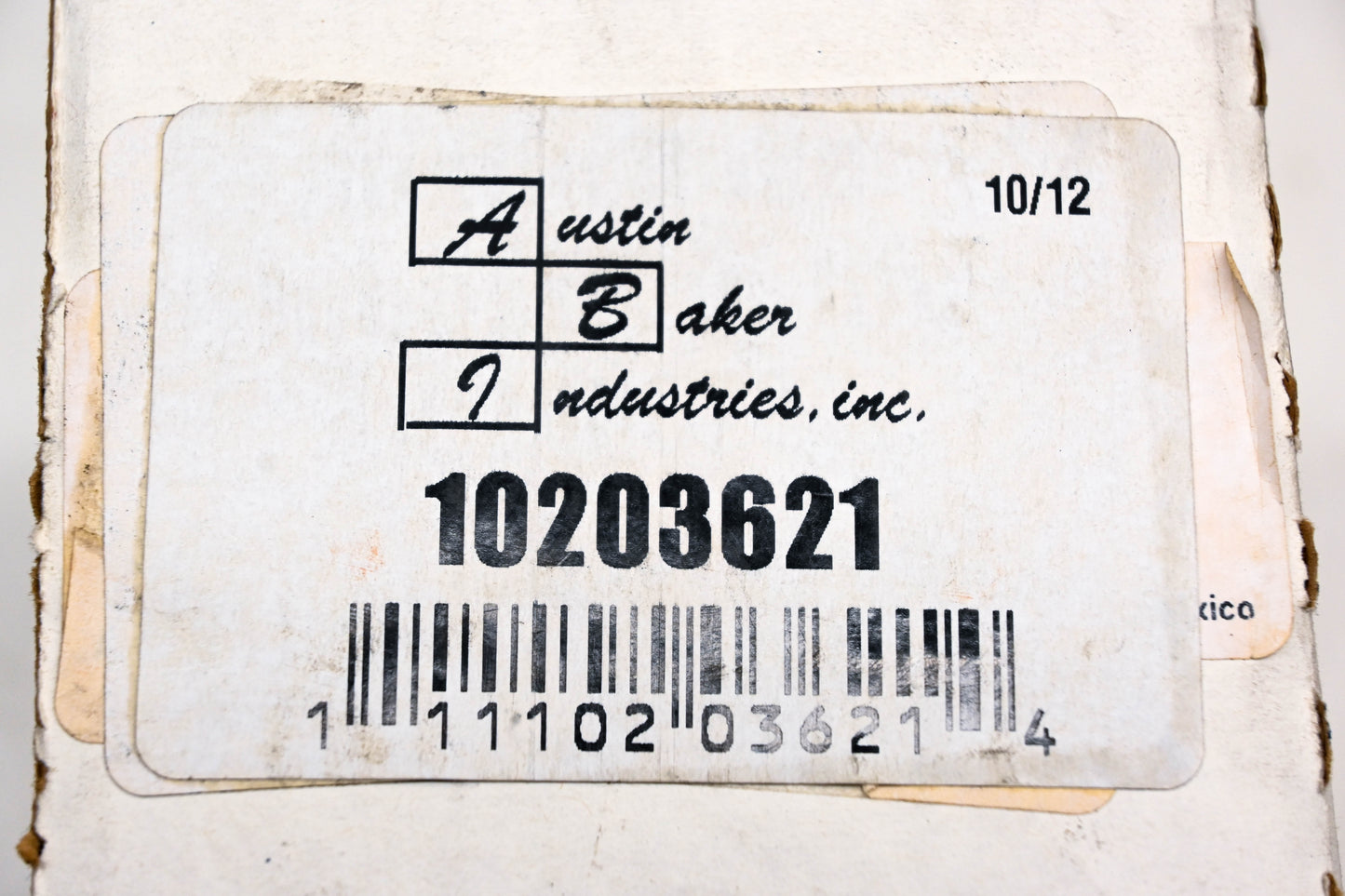 Austin Baker Industries 10203621 Blower Motor NOS