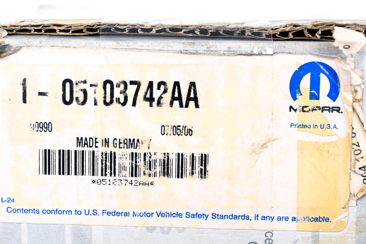 Mopar 05103742AA, 5103742AA Brake Caliper NOS