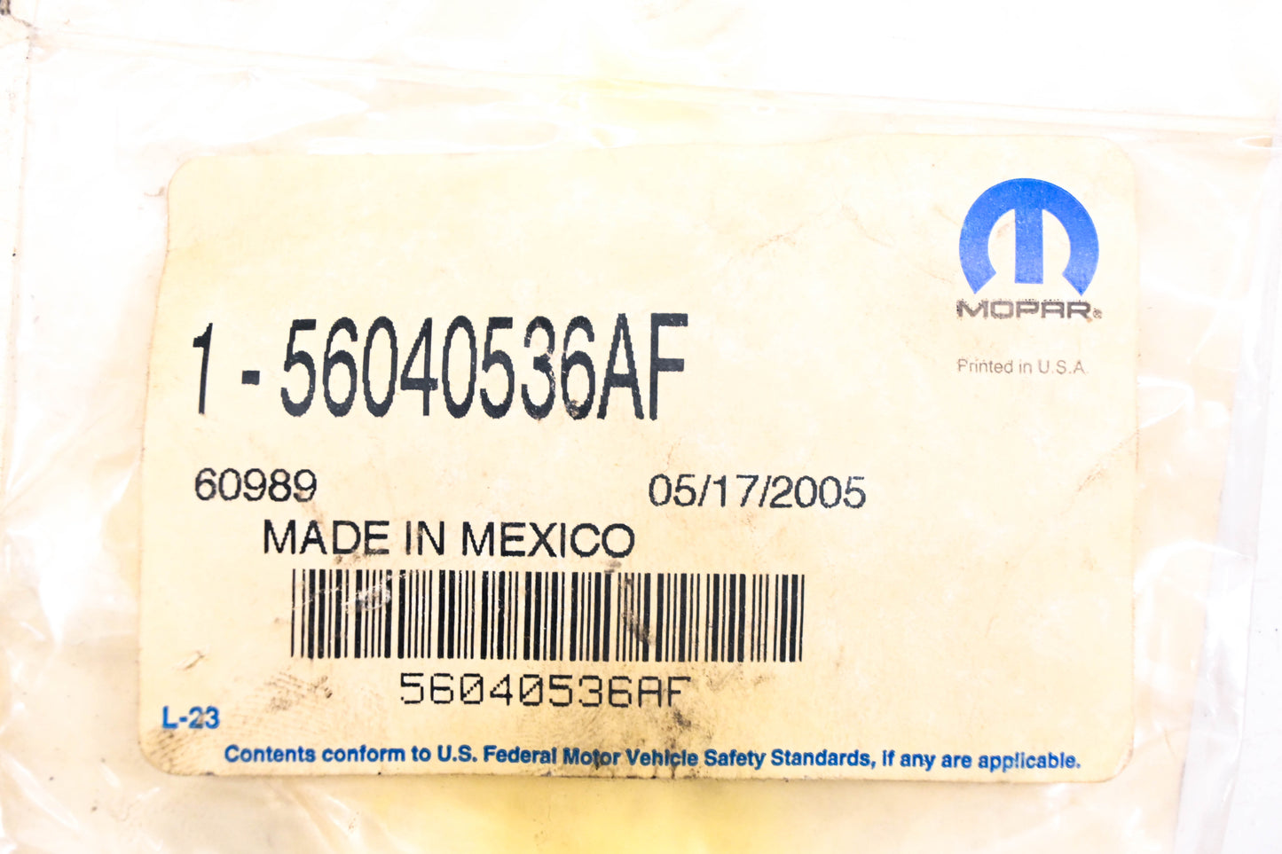 Mopar 56040536AF Mirror Adjustment Switch NOS