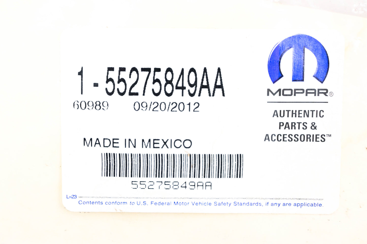 Mopar 55275849AA Hood Latch Release Cable NOS