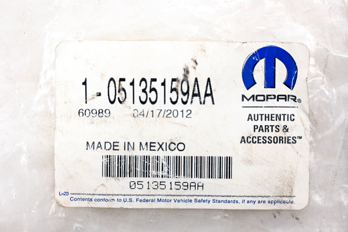 Mopar 05135159AA, 5135159AA Vacuum Harness NOS