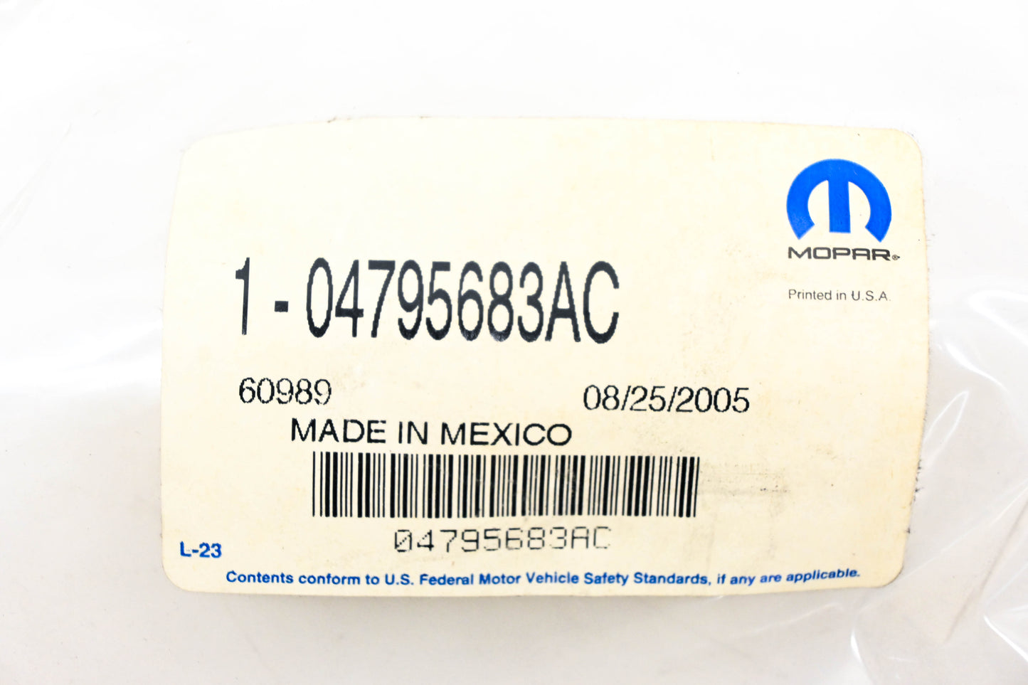 Mopar 04795683AC, 4795683AC Battery Wiring Harness NOS