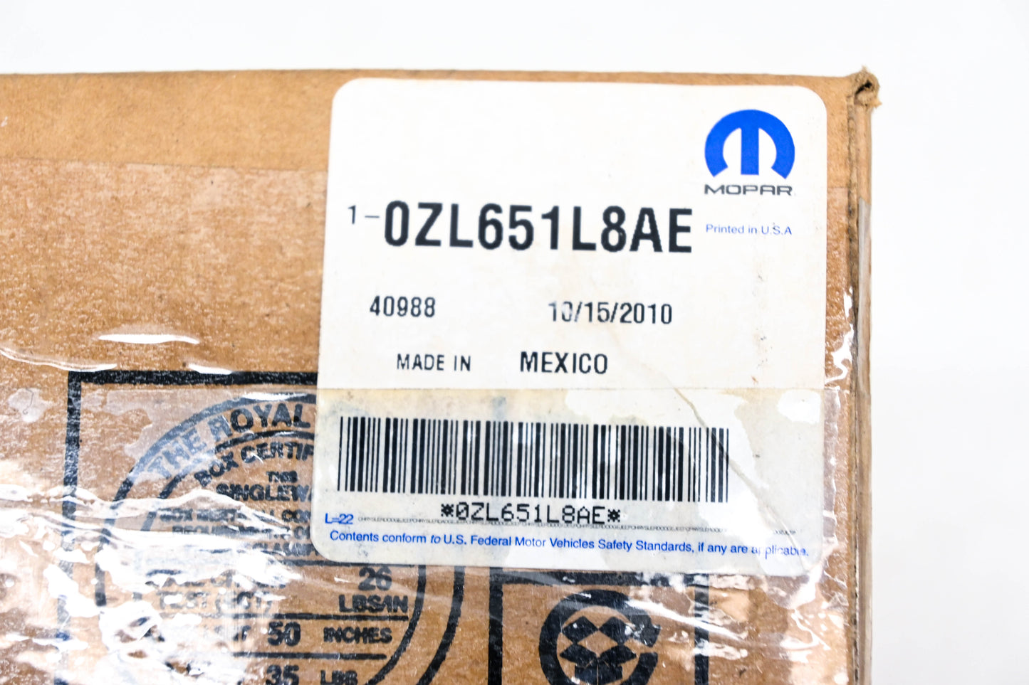 Mopar 0ZL651L8AE, ZL651L8AE Fog Light Dimmer Switch NOS