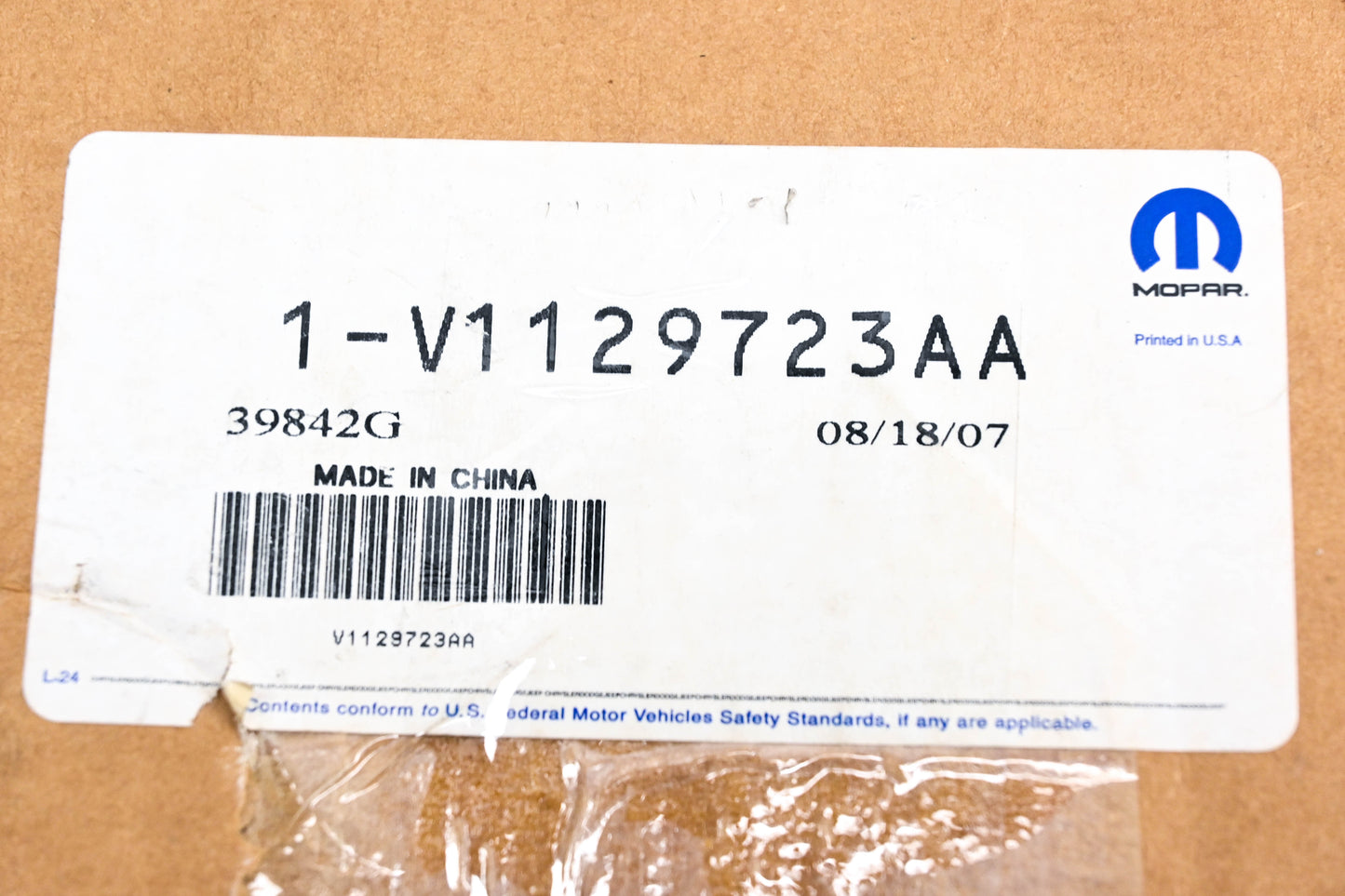 Mopar V1129723AA Brake Hose NOS