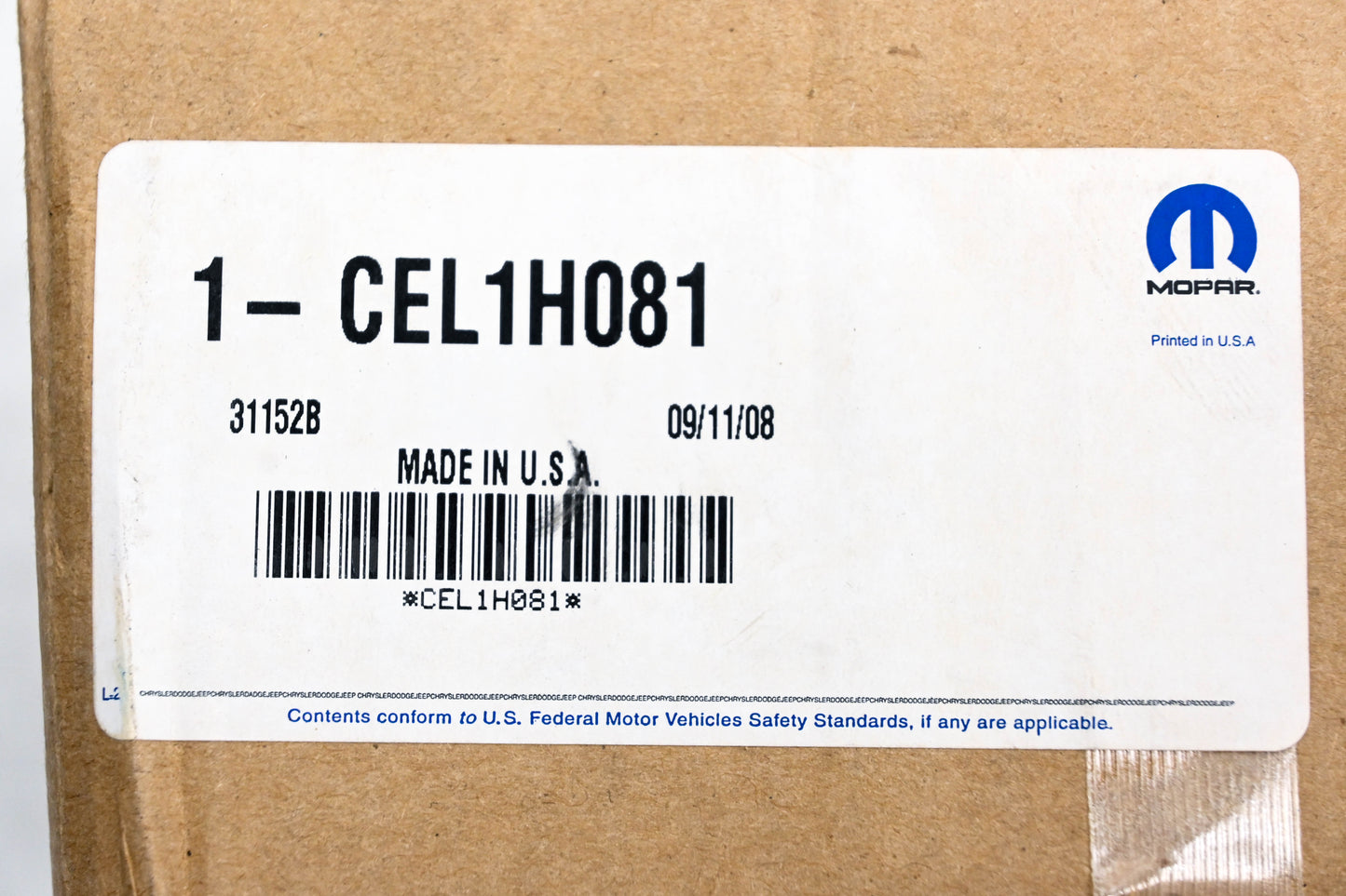Mopar CEL1H081 Surface Repair Kit NOS