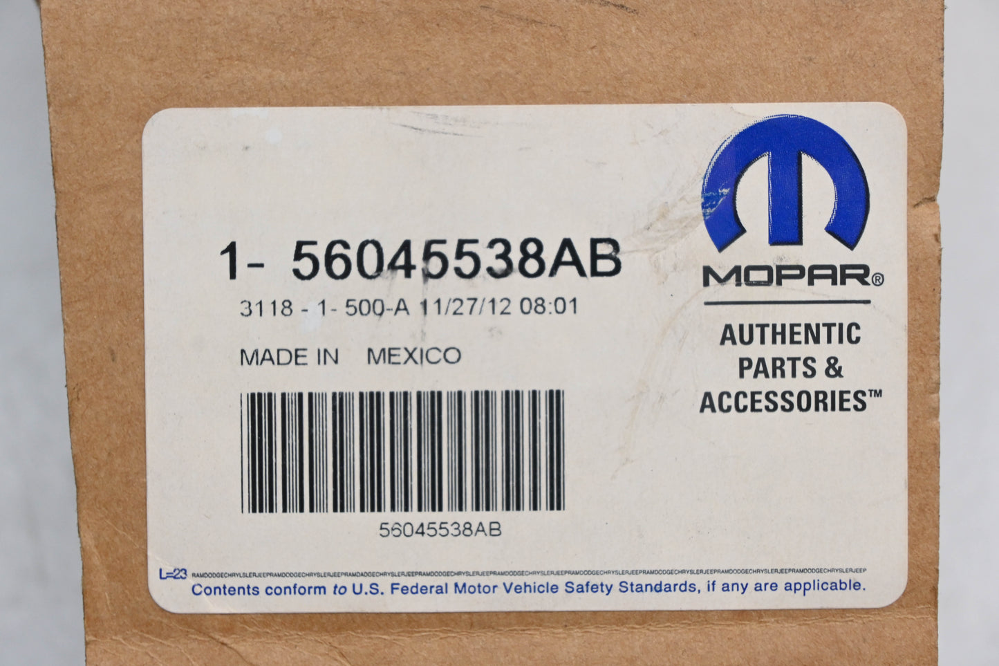 Mopar 56045538AB Master Power Window Switch Panel NOS