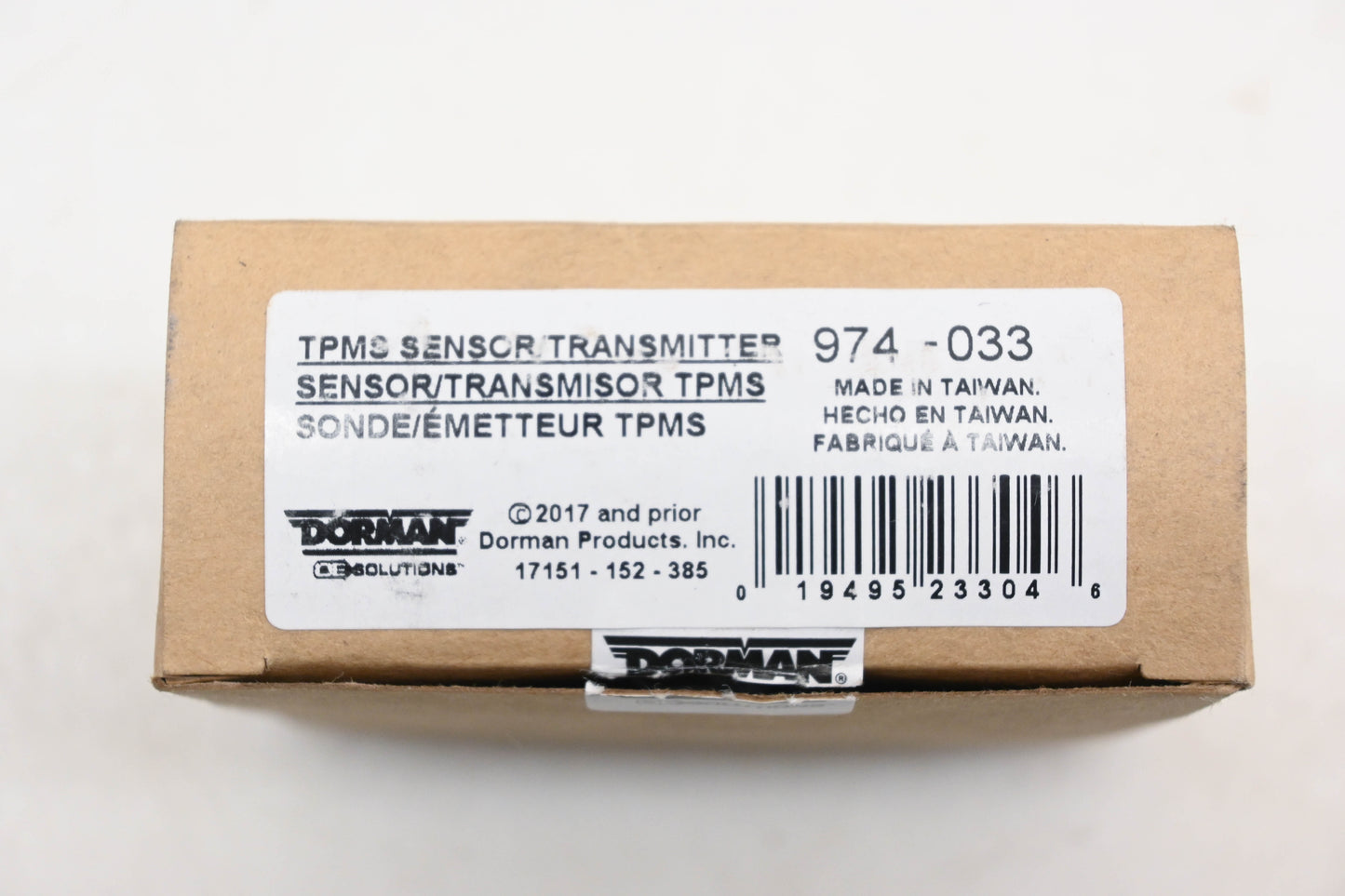 Dorman 974-033 Tire Pressure Sensor Kit NOS
