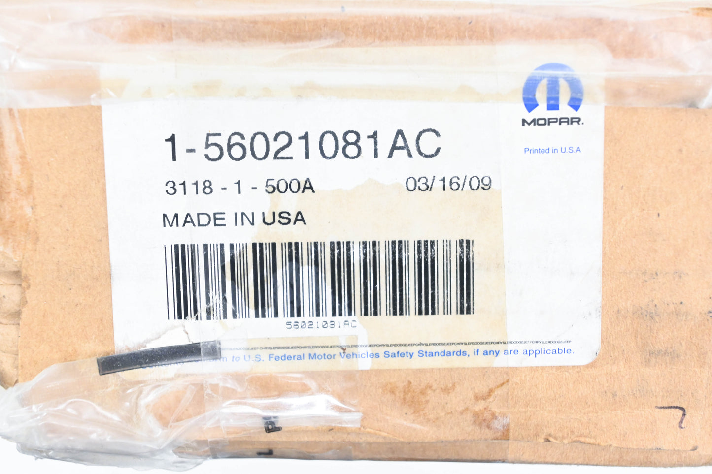 Mopar 56021081AC Headlight Dimmer Switch NOS