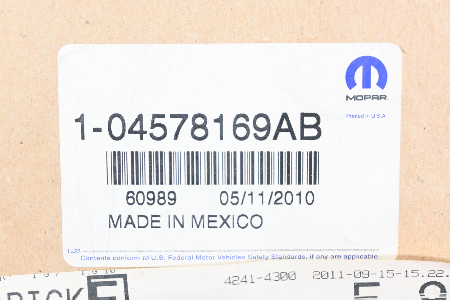 Mopar 04578169AB, 4578169AB Column Gear Shift Cable NOS