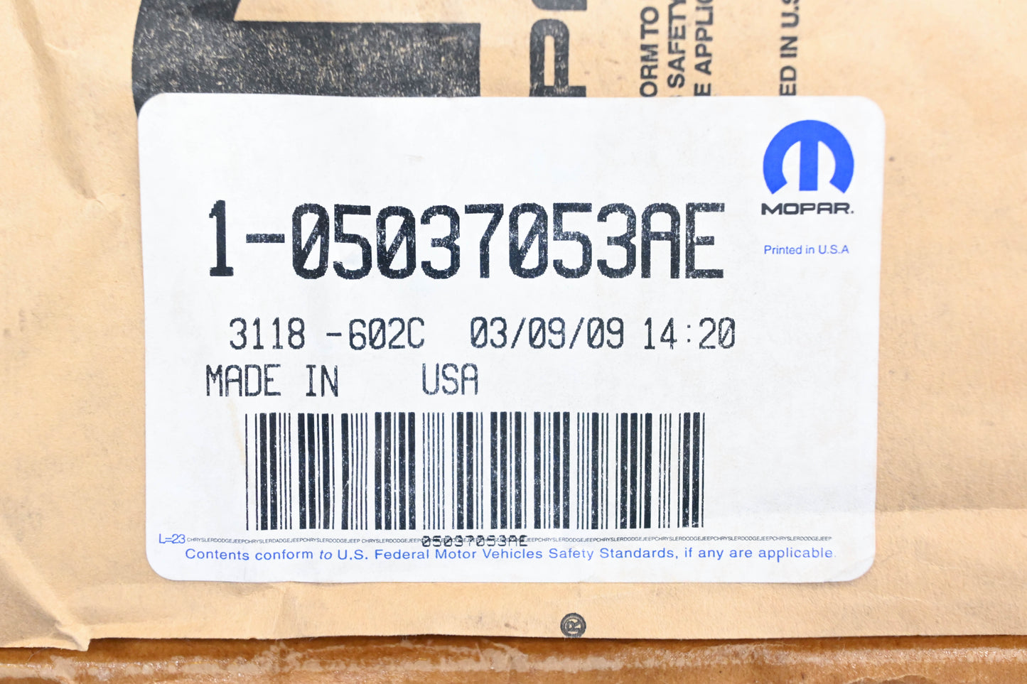 Mopar 05037053AE, 5037053AE Crankshaft Seal NOS