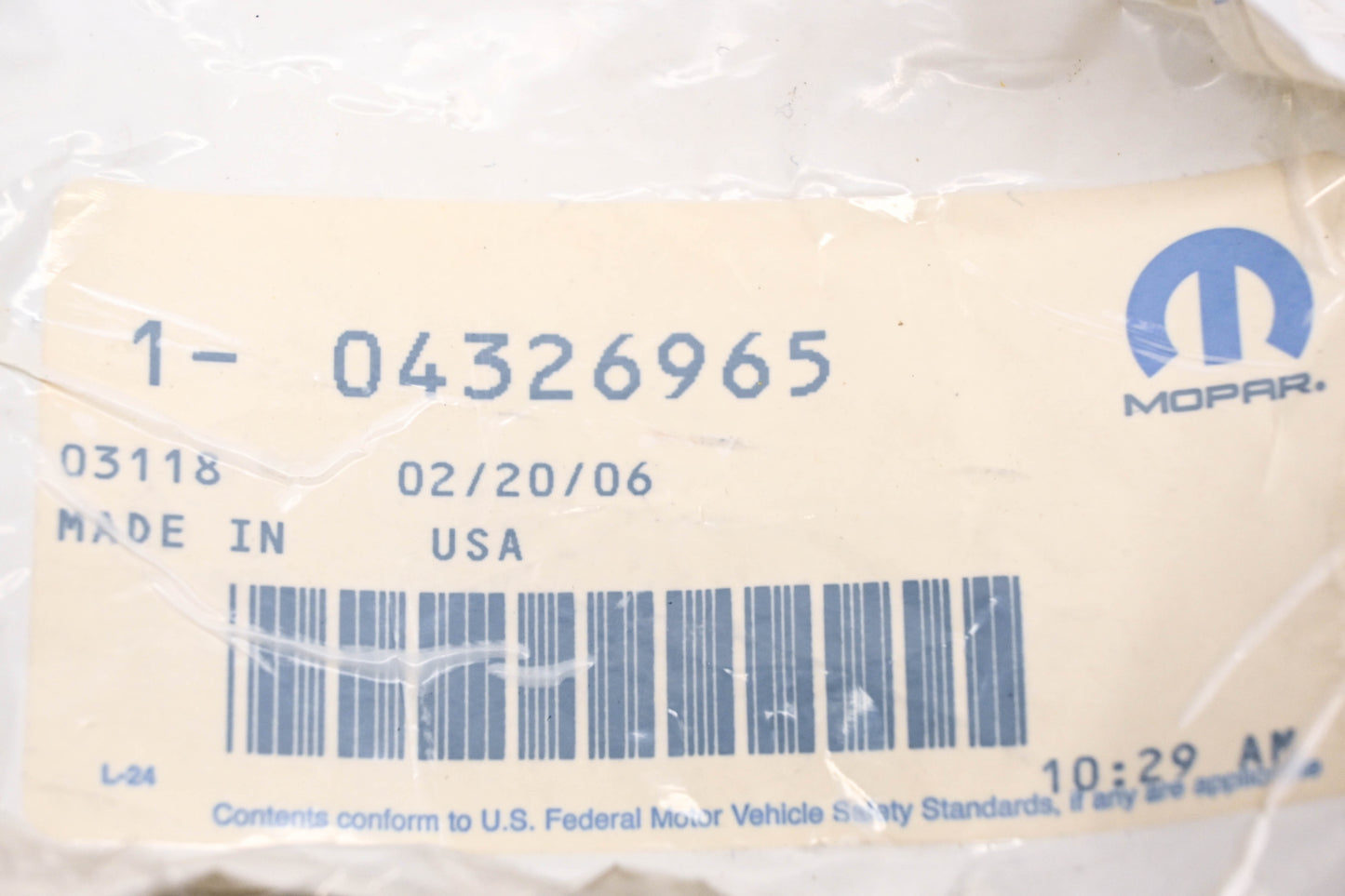 Mopar 04326965, 4326965 Actuating Arm/Prindle Kit NOS