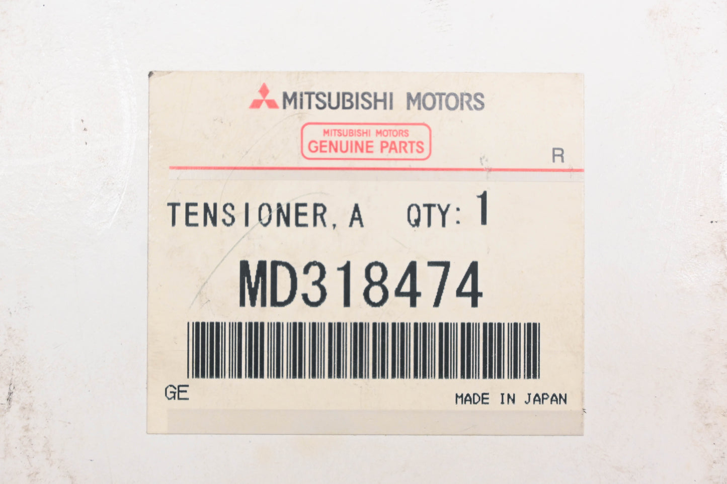 Mitsubishi MD318474 Idler Tensioner Pulley NOS