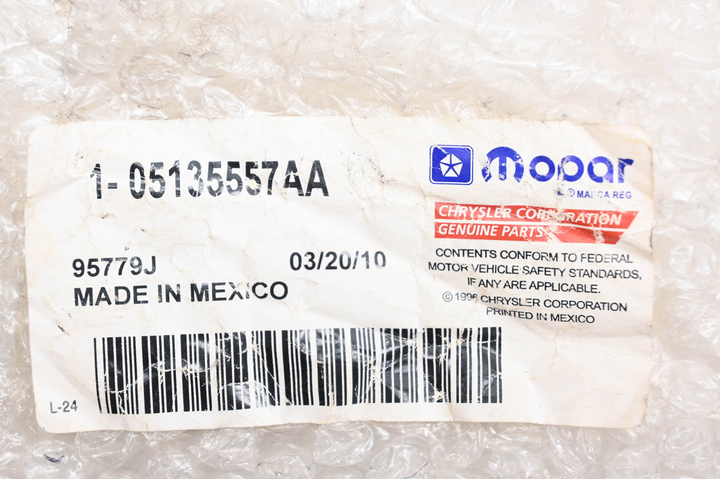 Mopar 05135557AA Windshield Wiper Arm NOS
