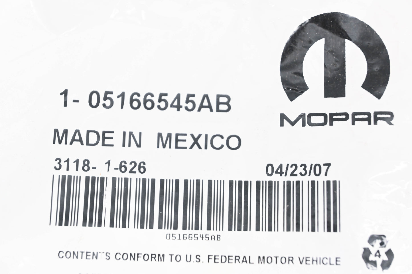 Mopar 05166545AB Speed Sensor NOS