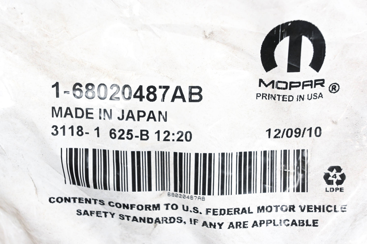 Mopar 68020487AB Speed Sensor NOS