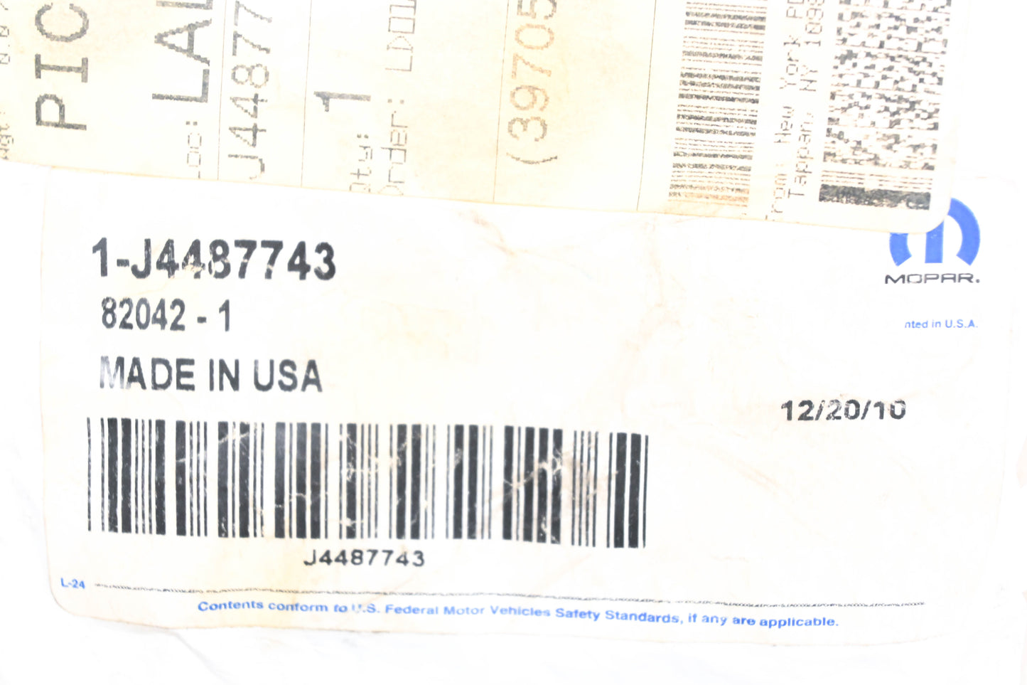 Mopar J4487743 Column Bearing Retainer NOS