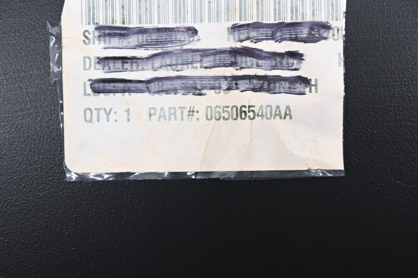 Mopar 06506540AA Scuff Plate Retainer NOS