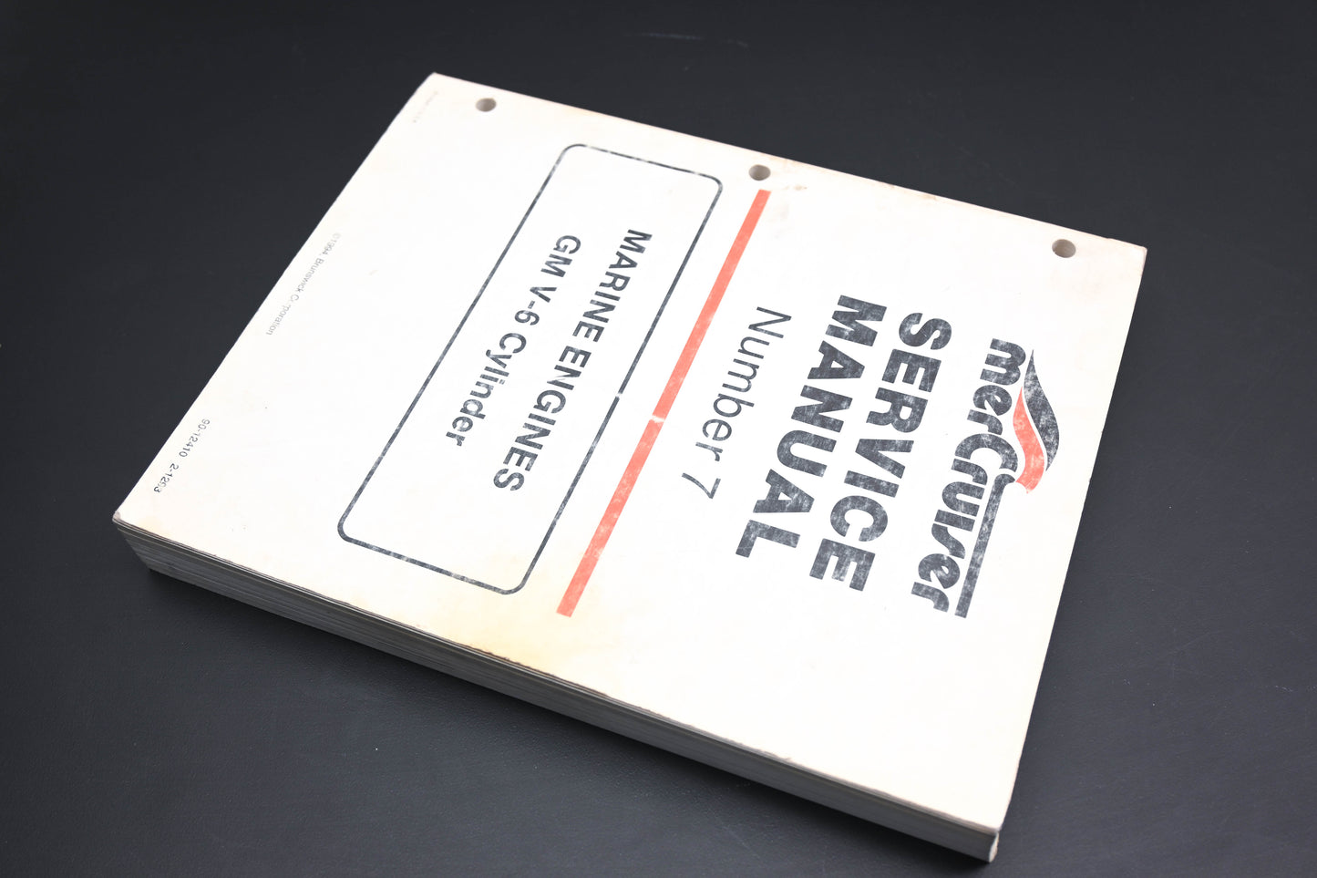 Mercruiser 90-12410 Marine Engine GM V6 Cylinder #7 Service Manual