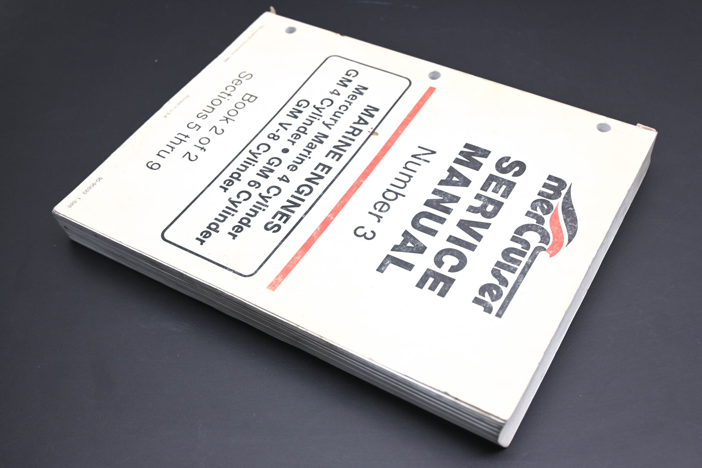 Mercruiser 90-95693 Marine Engine #3 Book 2 of 2 Service Manual