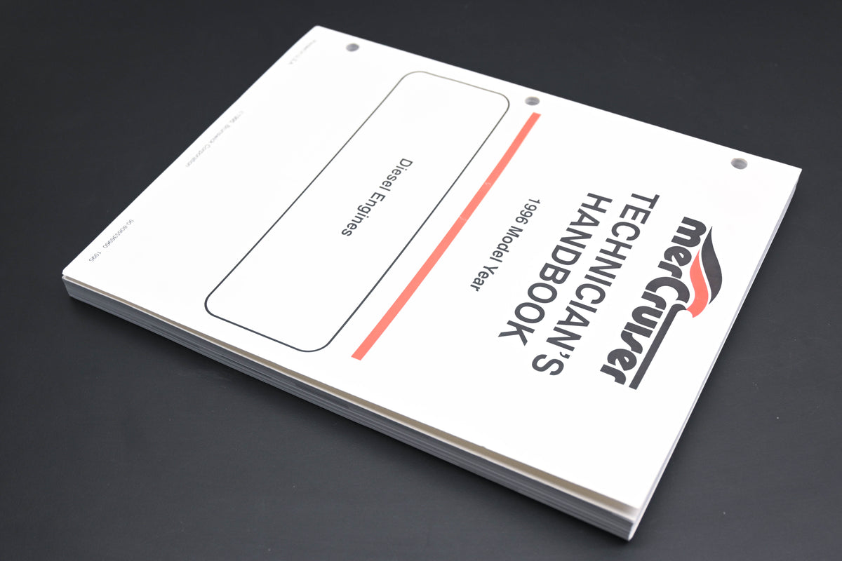Mercruiser 90-806536960 1095 1996 Diesel Engine Technician's Handbook