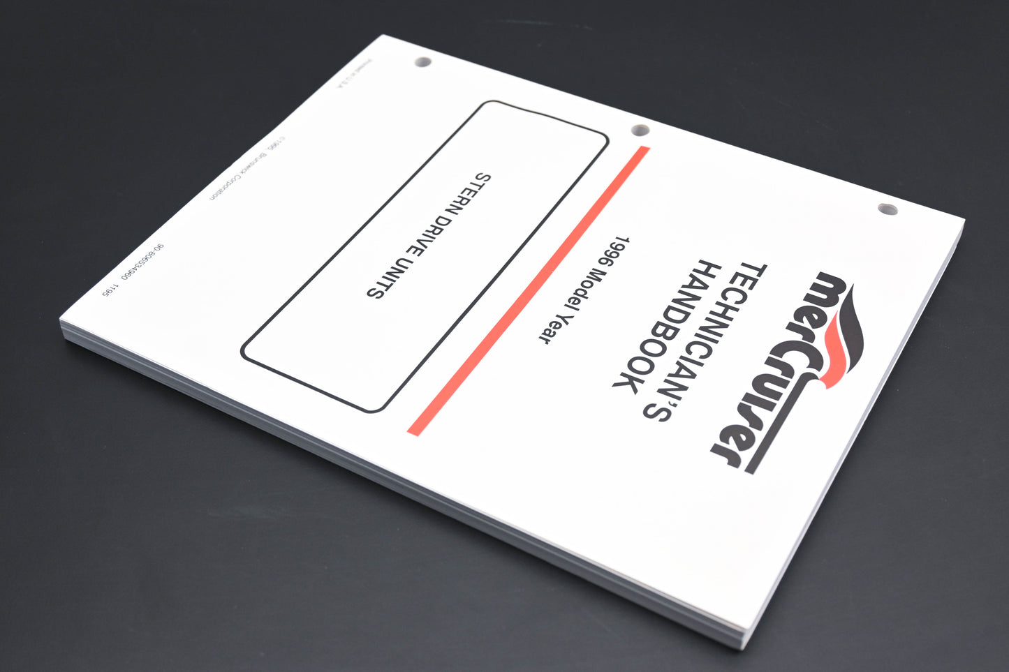 Mercruiser 90-806534960 1195 1996 Stern Drive Unit Technician's Handbook