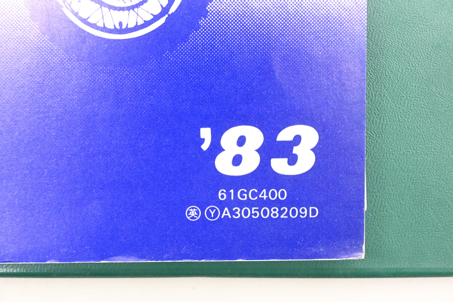 OEM Honda 61GC400 1983 CR80R Shop Manual