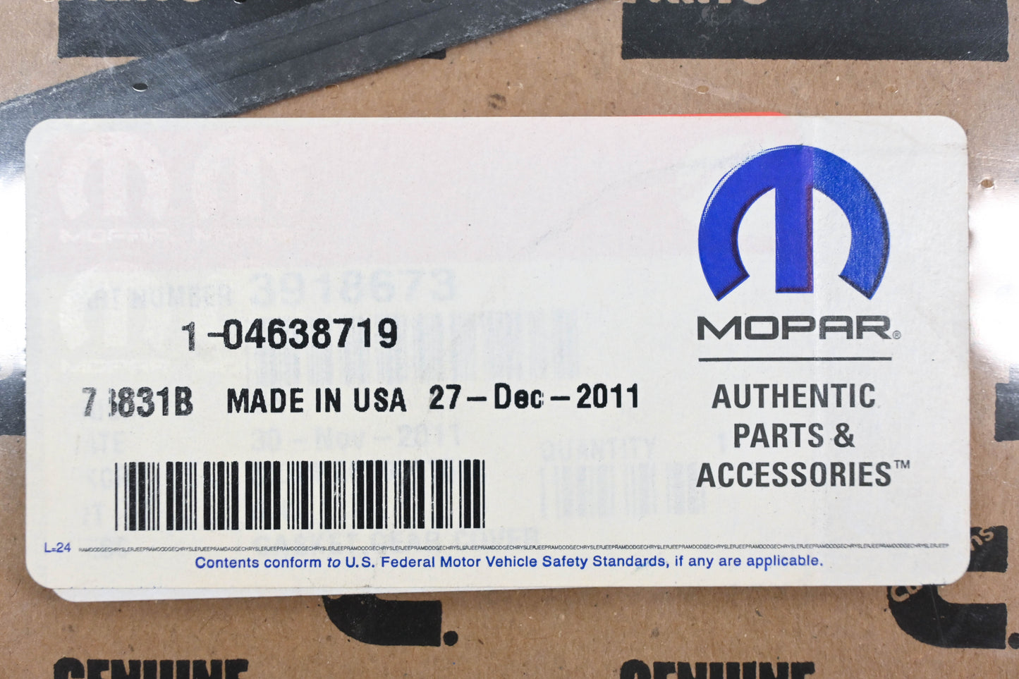 Mopar 04638719 Timing Cover Gasket NOS