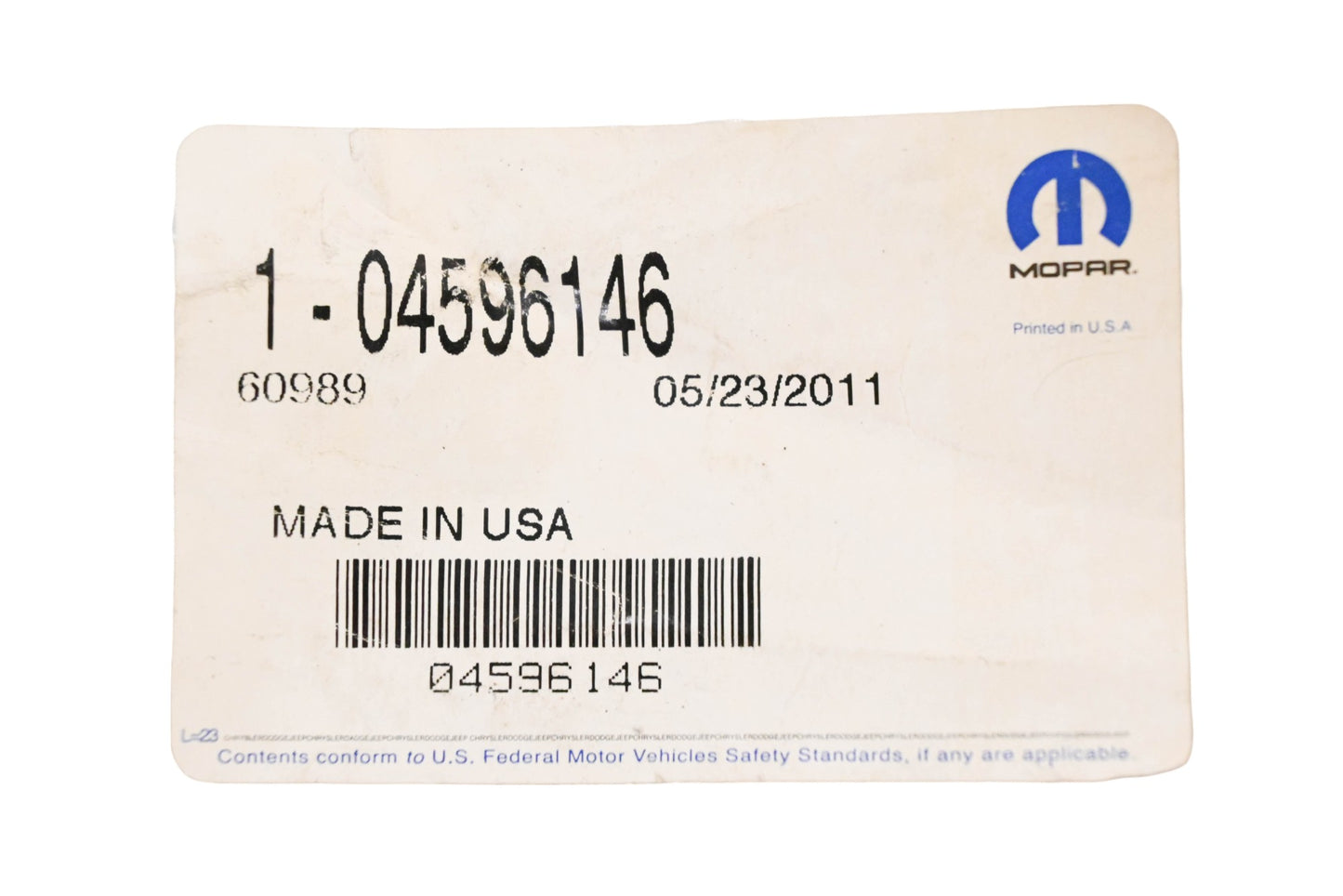 Mopar 4596146 AC Suction Line Tube Assembly NOS