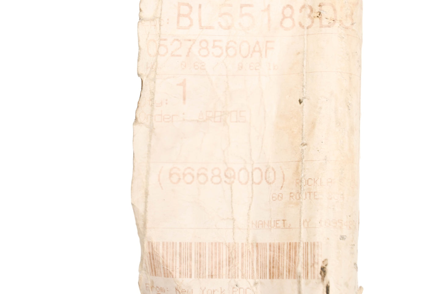 Mopar 5278560AF, 5278560AG AC Suction Line Tube Assembly NOS