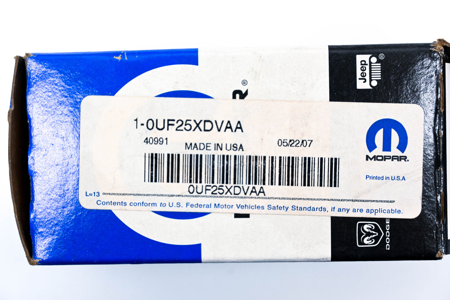 Mopar 0UF25XDVAA Heated Seat Switch NOS