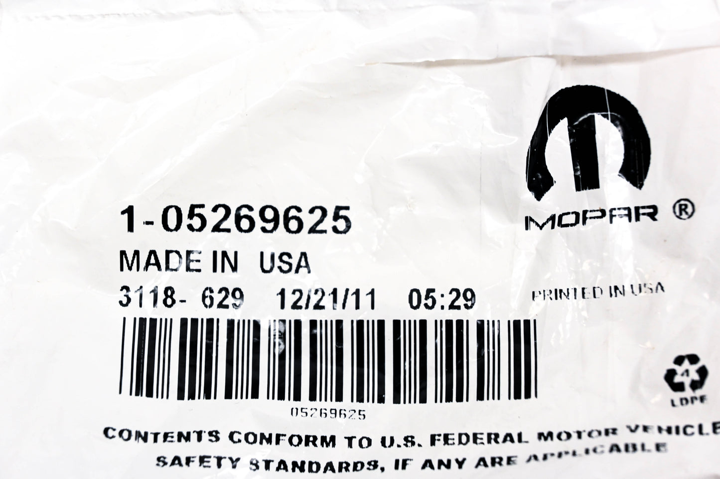 Mopar 05269625, 5269625 Steering Pressure Switch NOS
