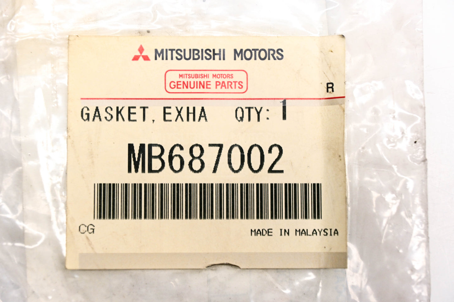 Mitsubishi MB687002 Exhaust Gasket NOS