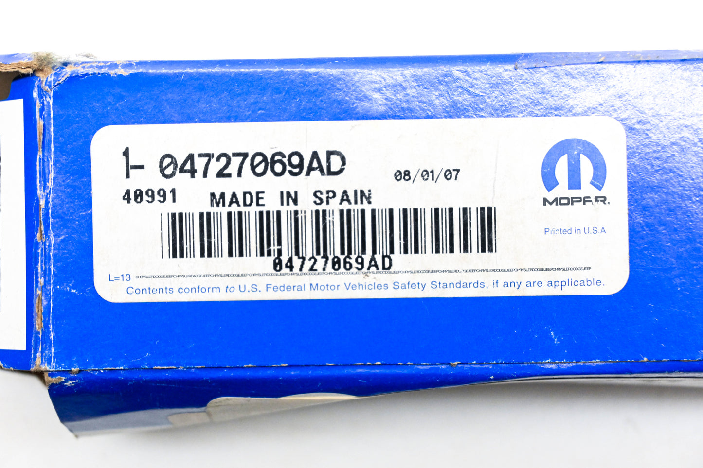Mopar 04727069AD, 4727069AD Impact Sensor NOS