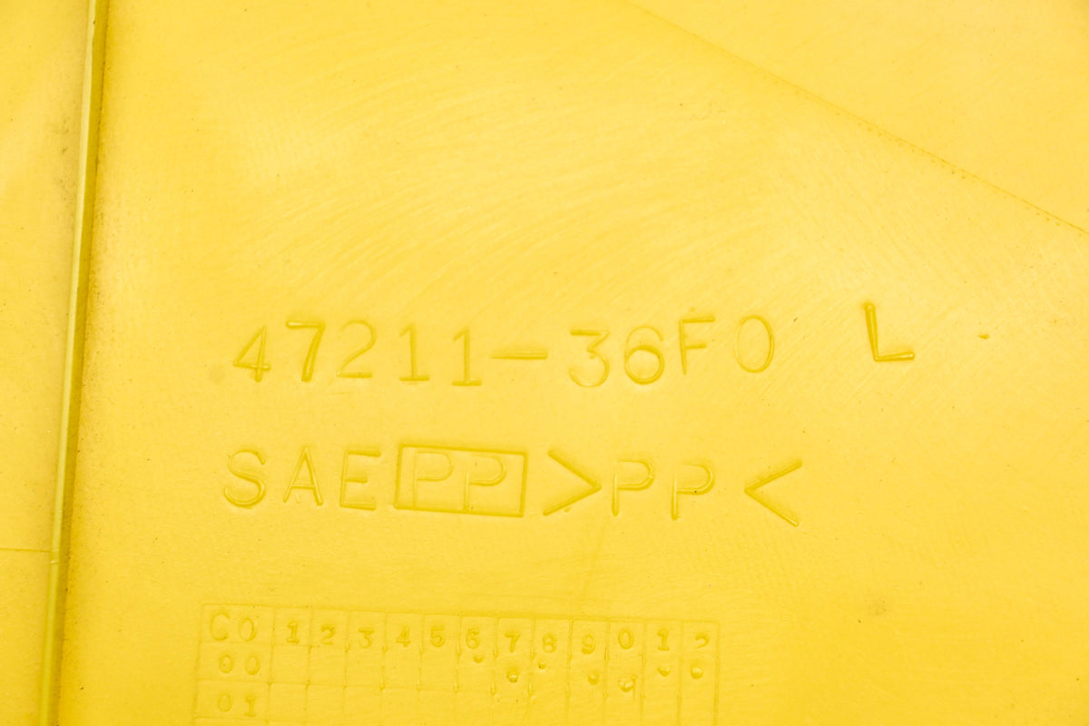 New OEM Suzuki 47211-36F00-YR1 Lefthand Yellow Frame Cover NOS