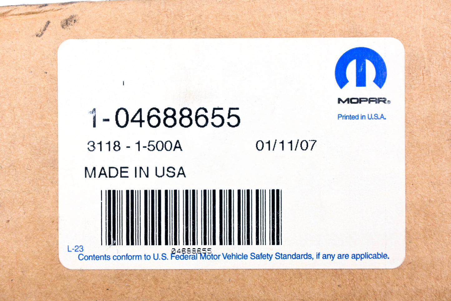 Mopar 04688655, 4688655 Clock Spring Assembly NOS