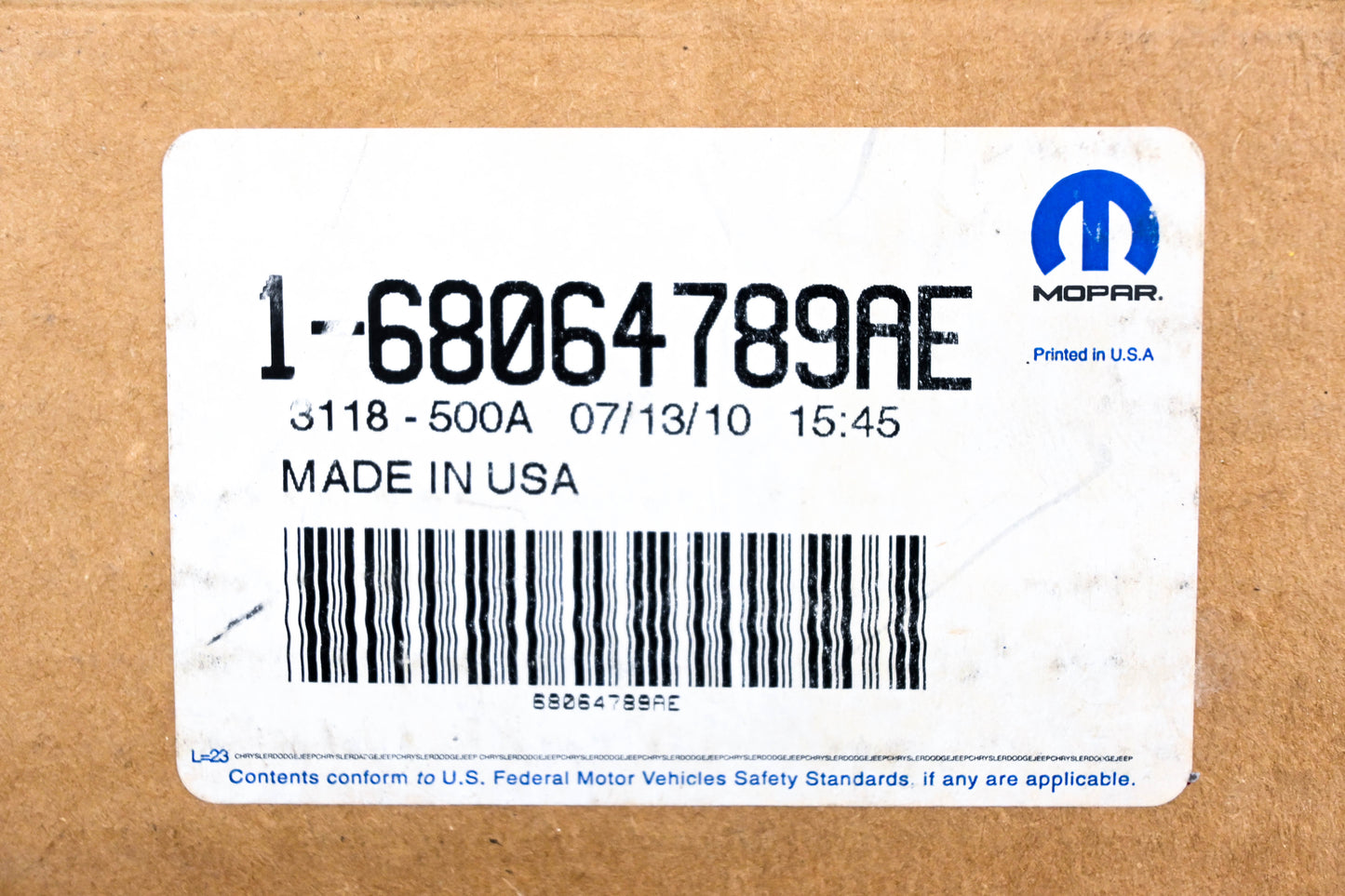 Mopar 68064789AE Wireless Ignition Node NOS