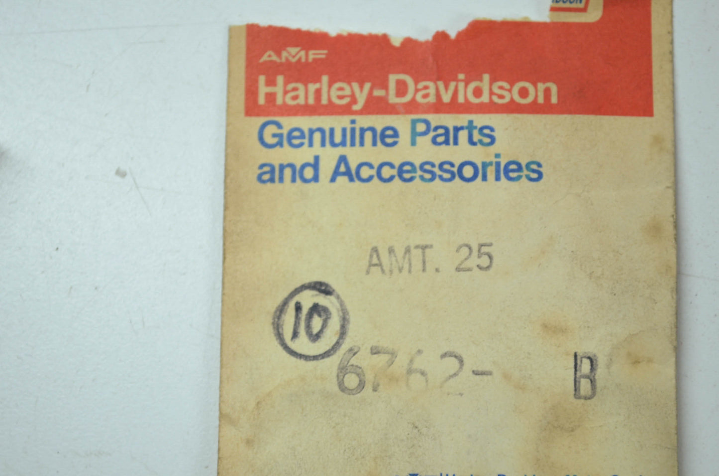 OEM Harley-Davidson 6762B Washer Qty 2 NOS