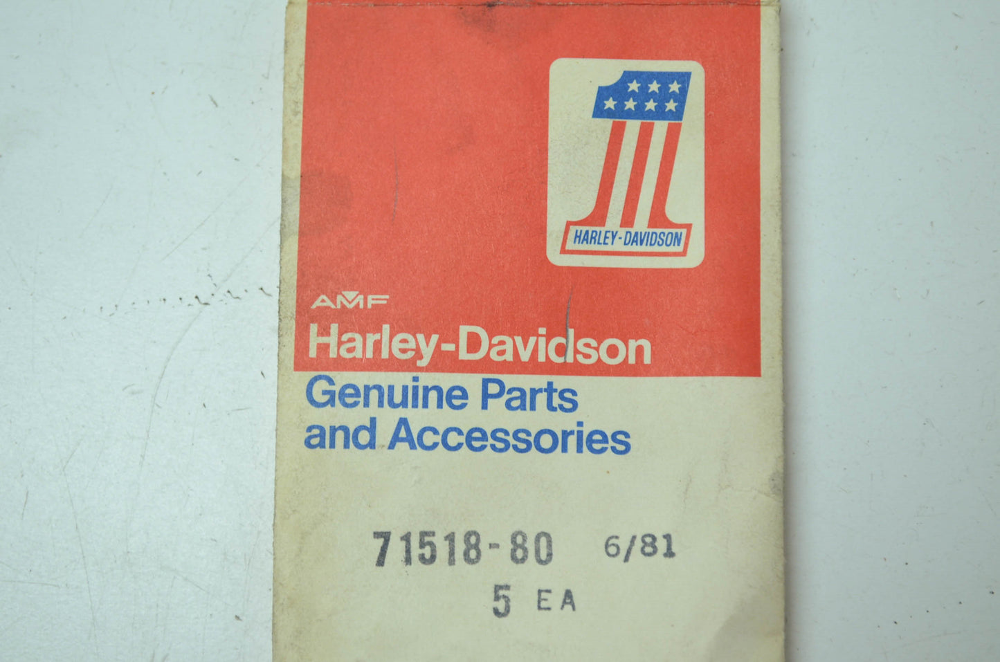 OEM Harley-Davidson 71518-80 Screw w/ Washer Qty 5 NOS