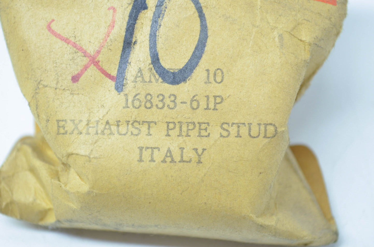 Harley Aermacchi Exhaust Pipe Stud 67-68 H SS Sprint NOS
