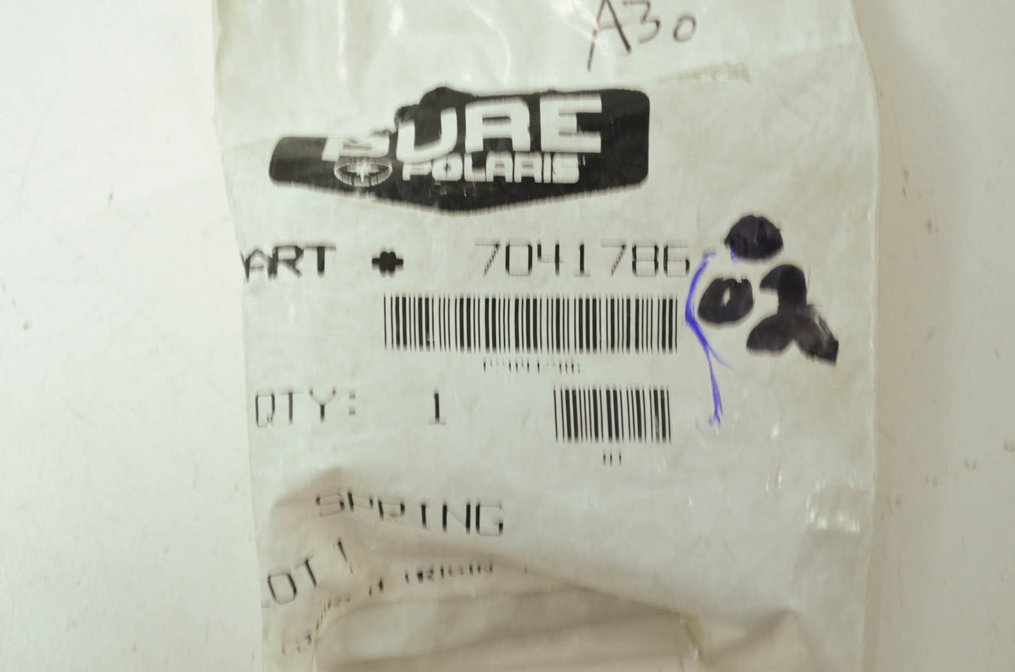 NEW OEM Polaris Exhaust Valve Spring Blue & White 7041786-02 NOS