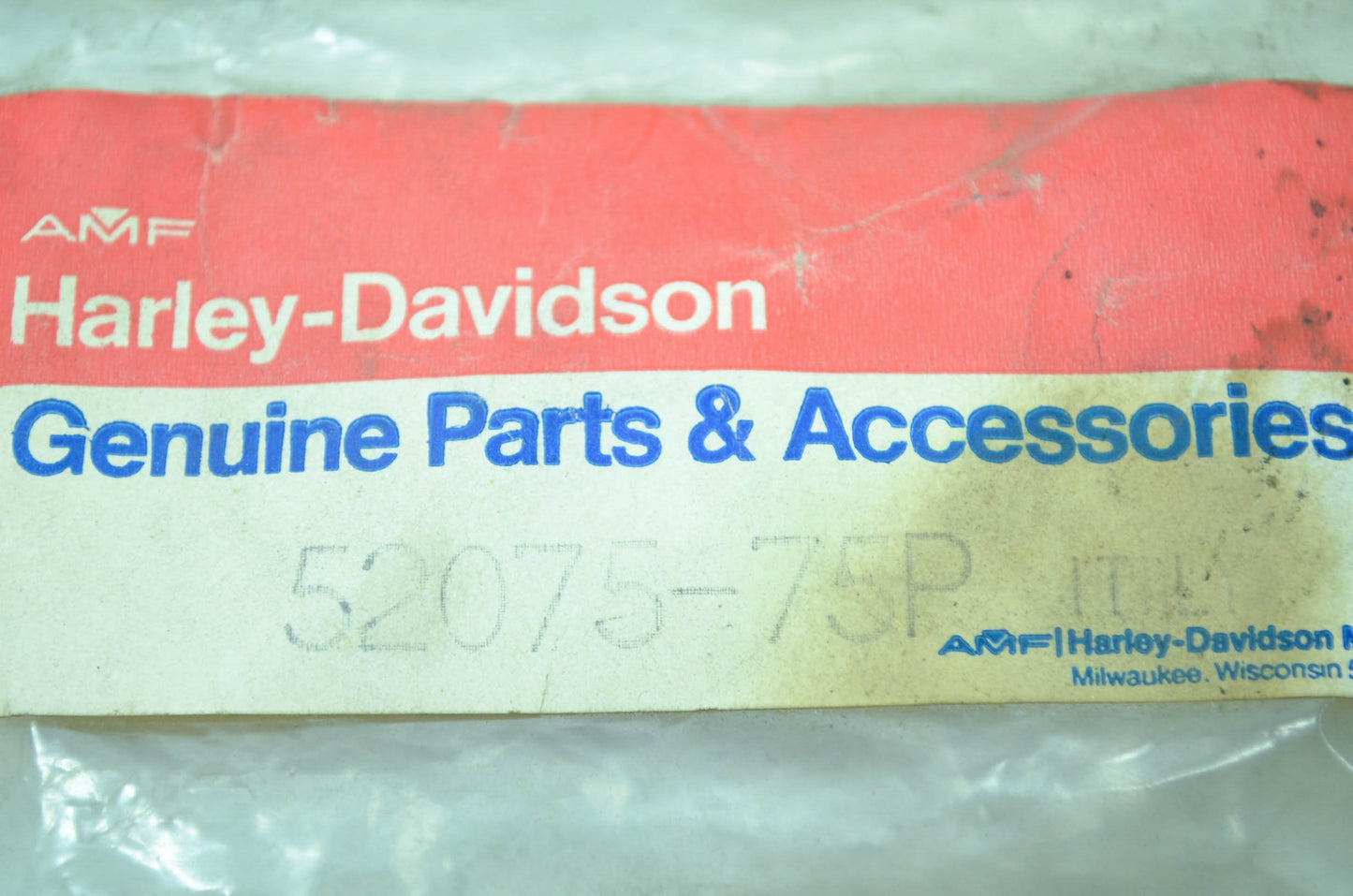 NEW OEM Harley Aermacchi Bushing 52075-75P NOS