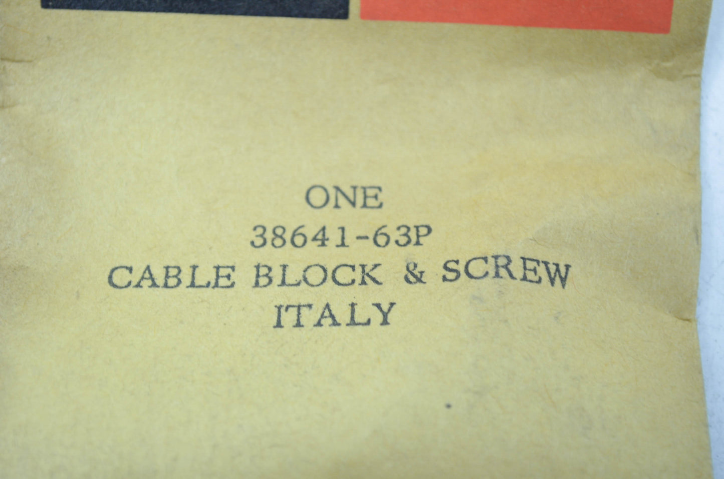 Harley Aermacchi Front Brake Cable Clamp Block Leggero M S NOS