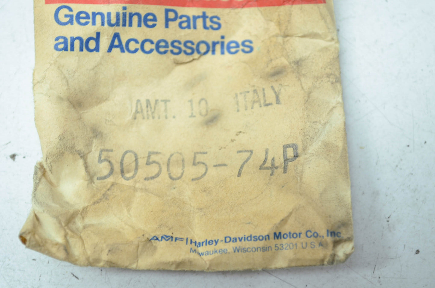 Harley Aermacchi Foot Rest Pivot Pin NOS