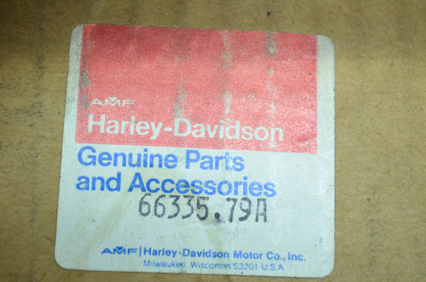 OEM Harley-Davidson 66335-79A Prime Side Cover NOS