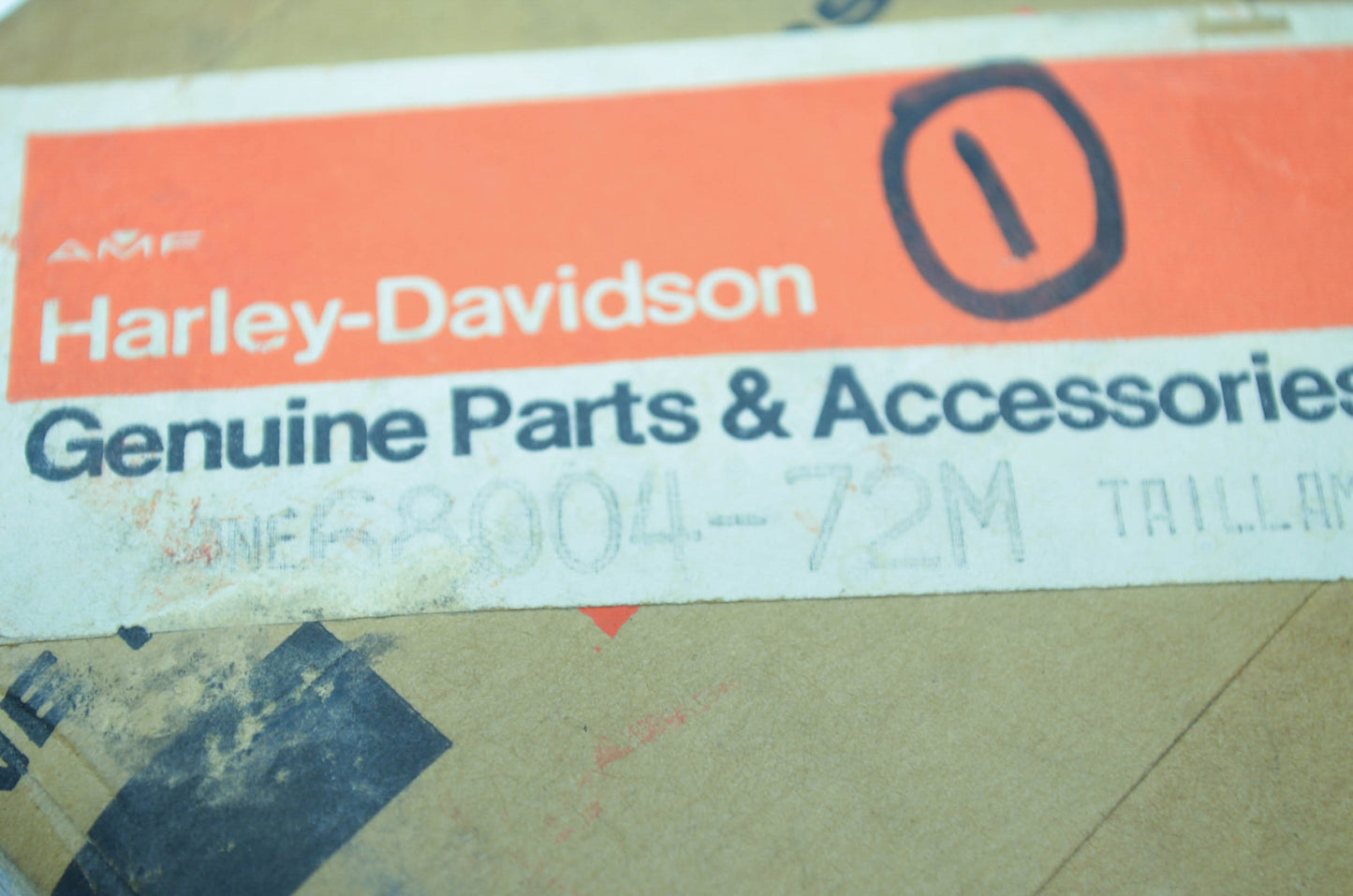 NEW OEM Harley Aermacchi Tail Light Assembly 68004-72M NOS