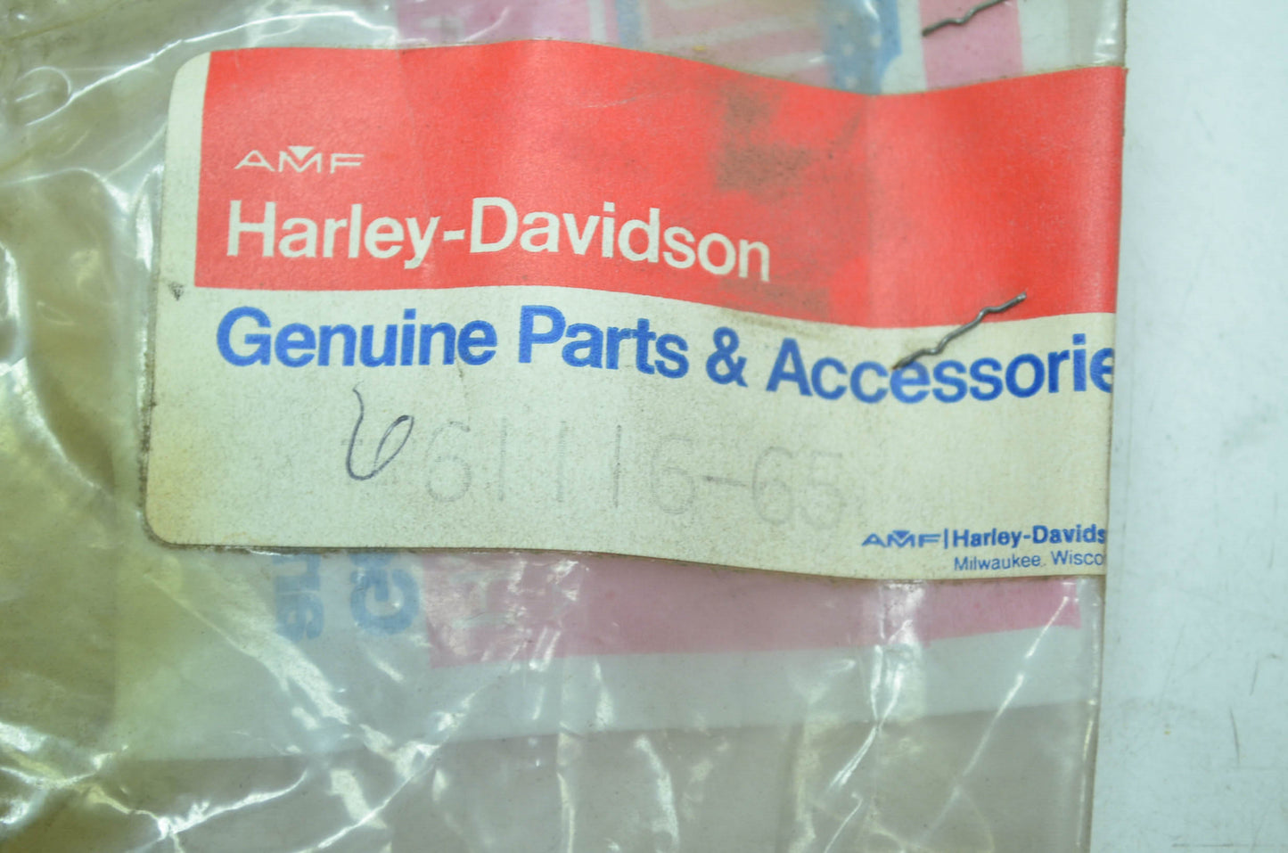 OEM Harley-Davidson 61116-65 Gas Cank Cap Seal NOS