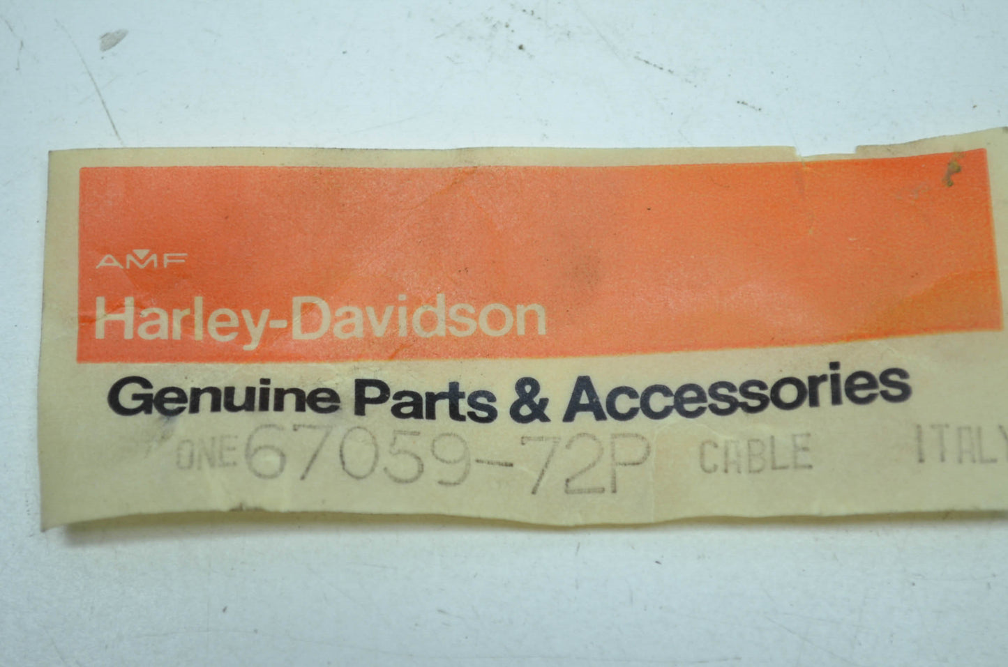NEW OEM Harley Aermacchi Speedometer Cable 72 Shortster 73 X90 67059-72P NOS