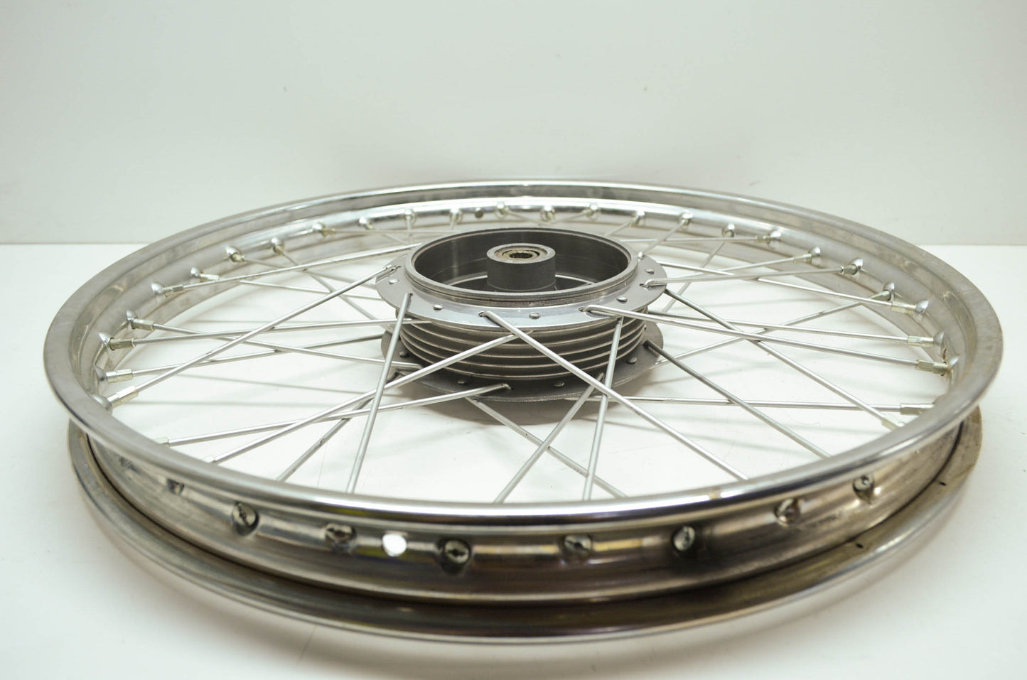 Harley Aermacchi 19' Chrome Front Wheel 74-78 SX175 76-78 SS 175 250 NOS