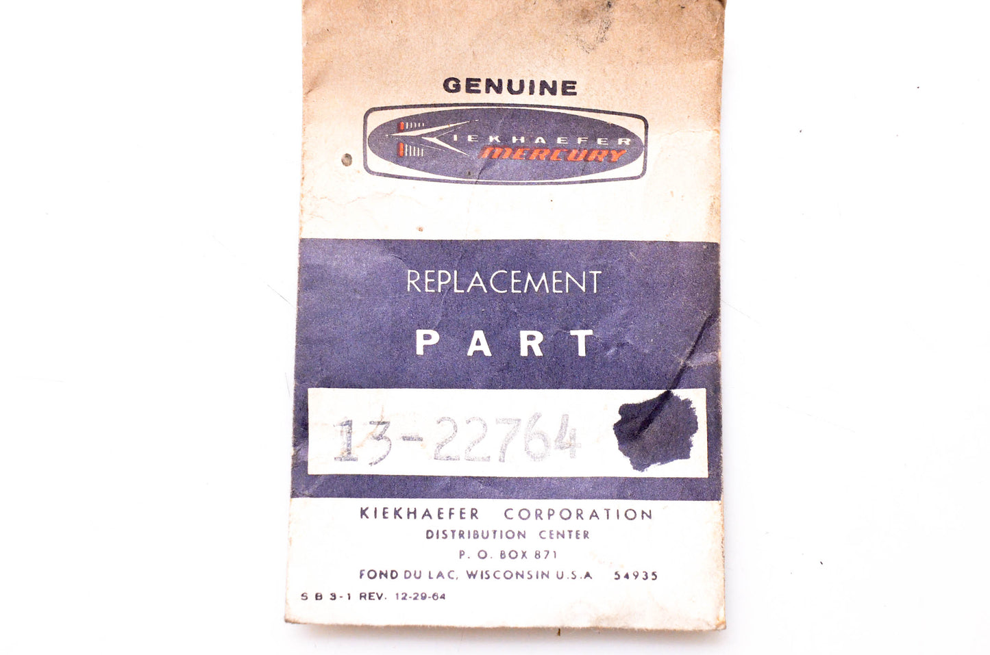Aftermarket 13-22764 Tab Washer NOS