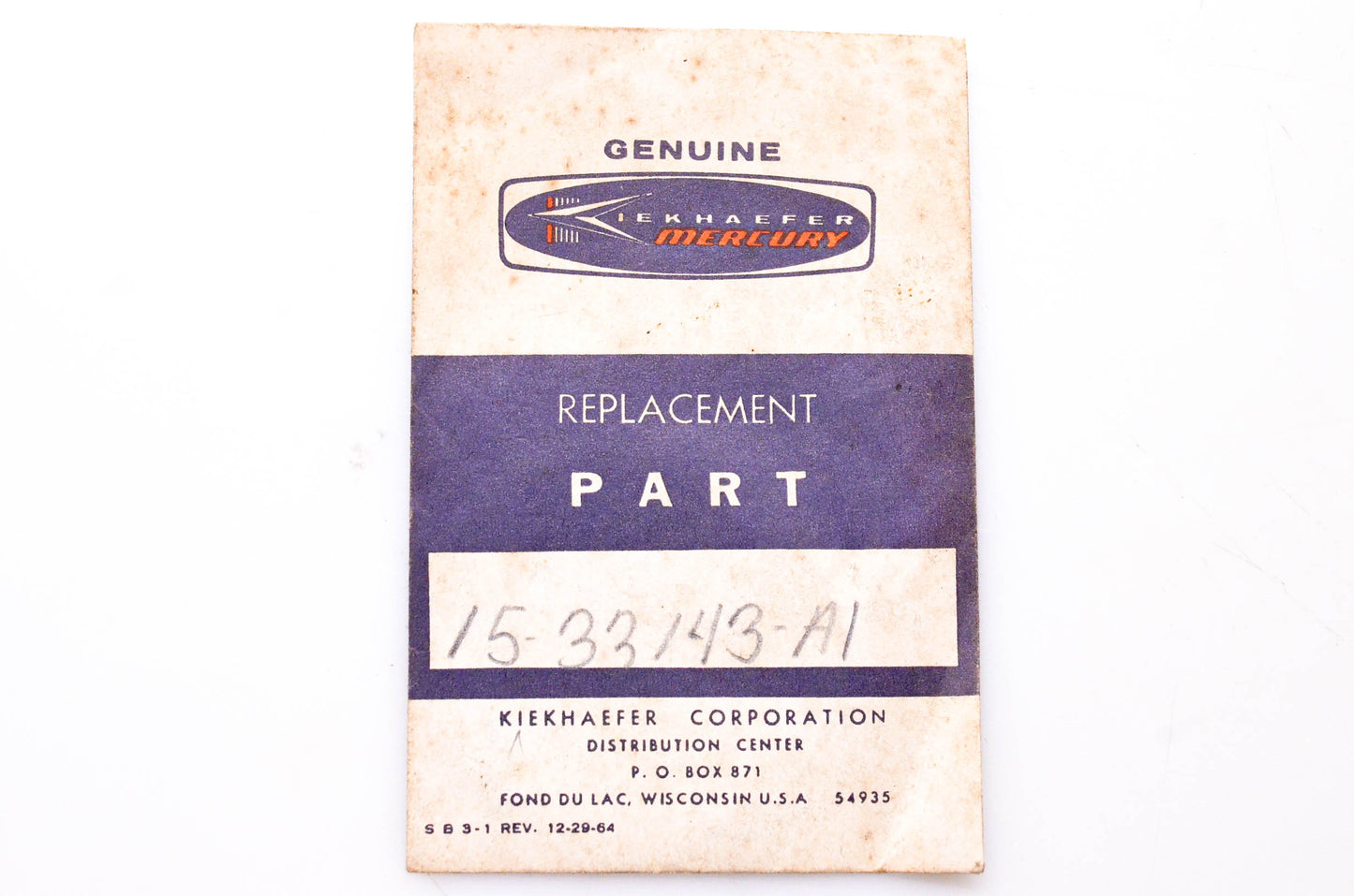Aftermarket 15-33143A1 Shim Set NOS